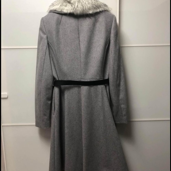 BNWT ted baker faux fur collar skirted coat Ted Baker size 4 ( Medium-Large) - Picture 4 of 7